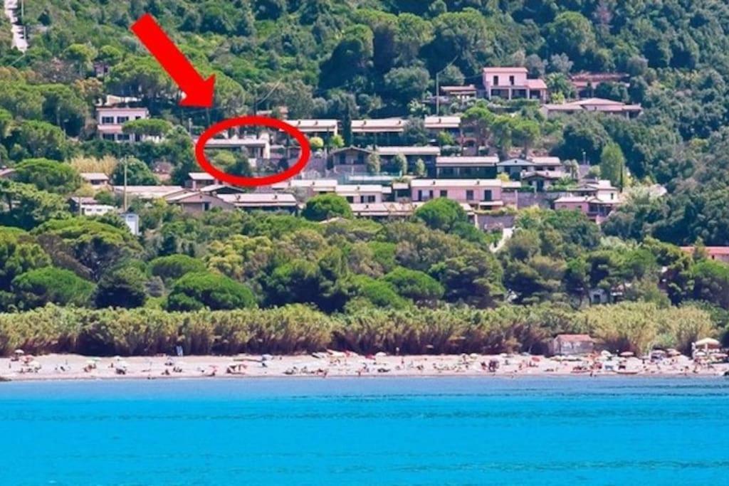Villa Nisportino, Elba. Bilocale Con Patio Vista Mare. Casale Gastagno Exterior foto
