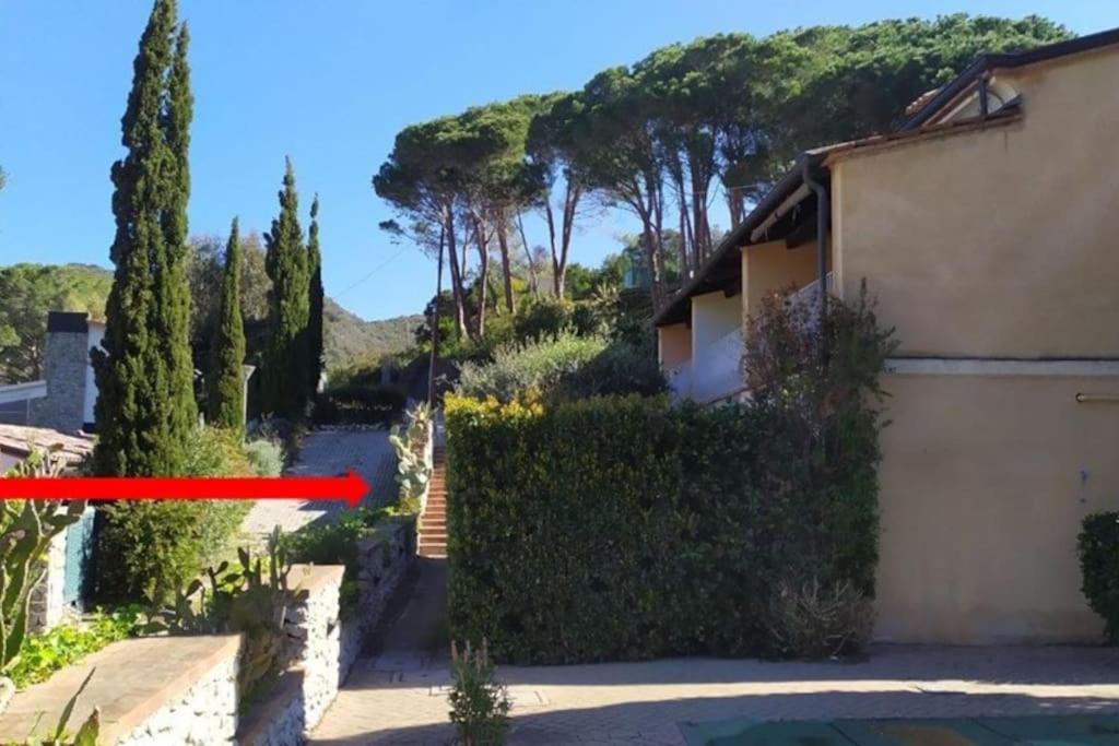 Villa Nisportino, Elba. Bilocale Con Patio Vista Mare. Casale Gastagno Exterior foto