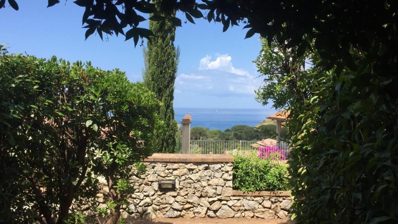 Villa Nisportino, Elba. Bilocale Con Patio Vista Mare. Casale Gastagno Exterior foto