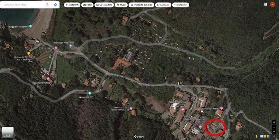 Villa Nisportino, Elba. Bilocale Con Patio Vista Mare. Casale Gastagno Exterior foto